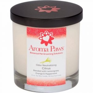 家居清潔 Aroma Paws 天然大豆除臭去味蠟燭 (柑橘) 12oz 寵物用品店推薦