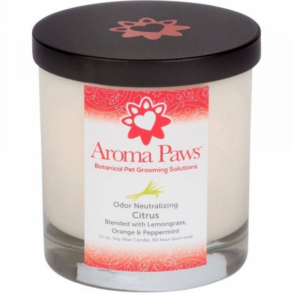 Aroma Paws 天然大豆除臭去味蠟燭 (柑橘) 12oz