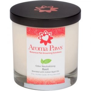 家居清潔 Aroma Paws 天然大豆除臭去味蠟燭 (羅勒) 12oz 寵物用品店推薦