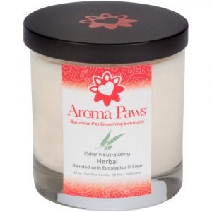 家居清潔 Aroma Paws 天然大豆除臭去味蠟燭 (香草) 12oz 寵物用品店推薦