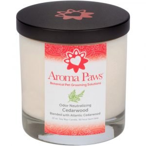 家居清潔 Aroma Paws 天然大豆除臭去味蠟燭 (雪松木) 12oz 寵物用品店推薦