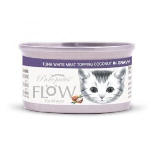 罐頭食品 Pure Paws 白肉美味貓罐頭-高湯生果 (吞拿魚 + 椰子) 80g 寵物用品店推薦