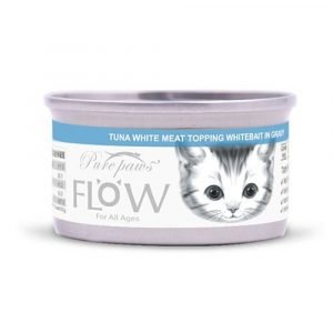 罐頭食品 Pure Paws 白肉美味貓罐頭-高湯海鮮 (吞拿魚+ 白飯魚) 80g 寵物用品店推薦