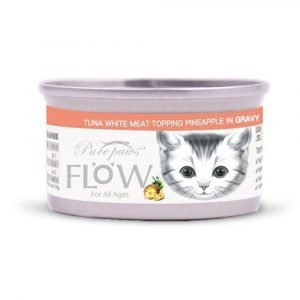 罐頭食品 Pure Paws 白肉美味貓罐頭-高湯生果 (吞拿魚 + 菠蘿) 80g 寵物用品店推薦