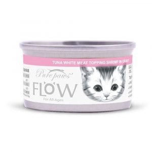 罐頭食品 Pure Paws 白肉美味貓罐頭-高湯海鮮 (吞拿魚 + 蝦) 80g 寵物用品店推薦