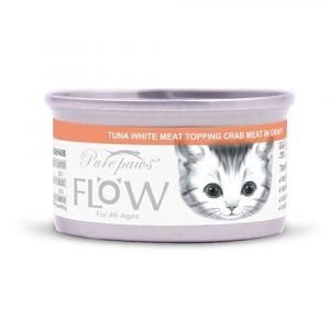 罐頭食品 Pure Paws 白肉美味貓罐頭-高湯海鮮 (吞拿魚 + 蟹) 80g 寵物用品店推薦