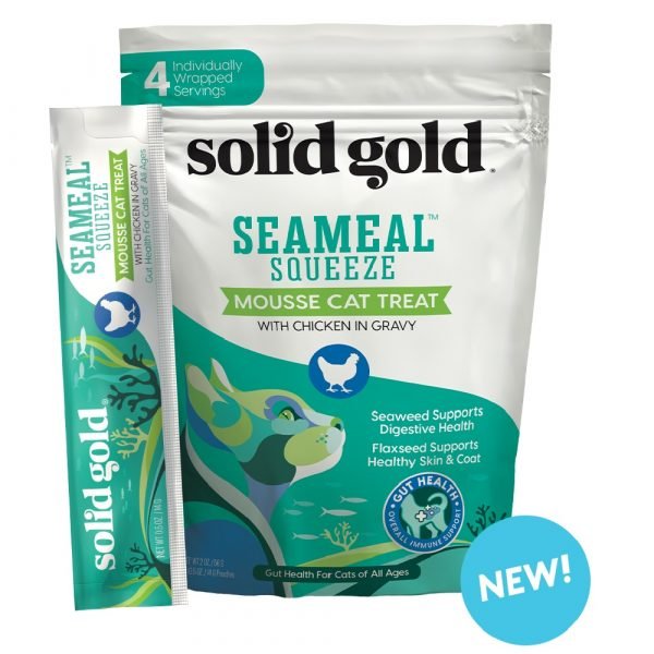 素力高 Solid Gold 天然營養慕絲小食 (雞肉) (貓隻專用) 1pack (14g x 4)