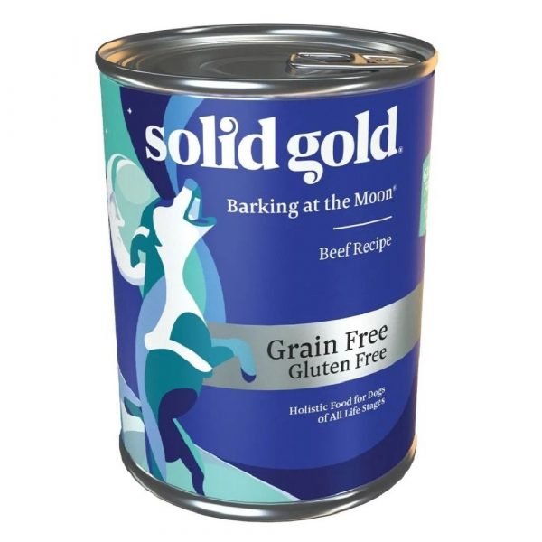 素力高 Solid Gold 無穀物 (牛肉) 抗敏狗罐頭 13.2oz