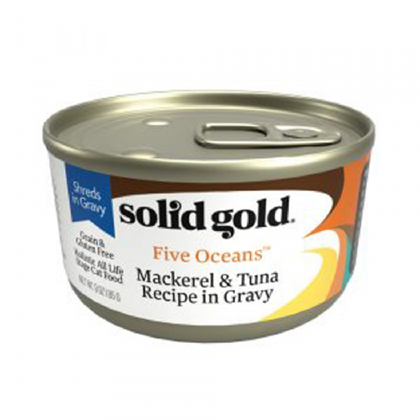 素力高 Solid Gold 無穀物 (鯖魚吞拿魚) 貓罐頭 3oz