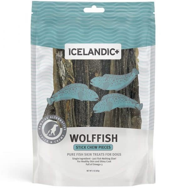 Icelandic+ 冰島狼魚皮亮毛潔齒咀嚼狗小食