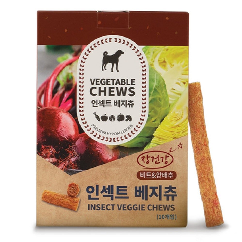 狗用產品 Bugs-Pet 全天然甜菜、椰菜蟲蟲潔齒棒 (10g*10包) 寵物用品店推薦