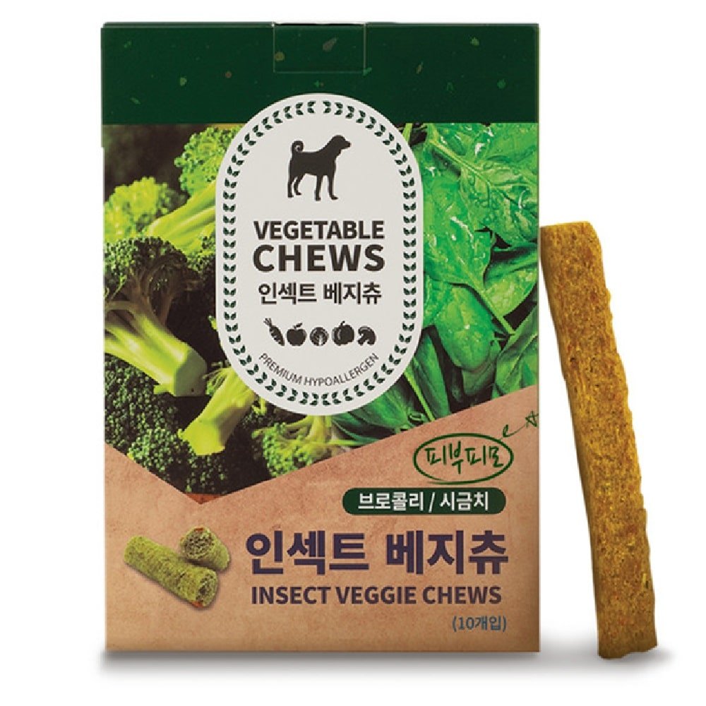 狗用產品 Bugs-Pet 全天然西蘭花、菠菜蟲蟲潔齒棒 (10g*10包) 寵物用品店推薦