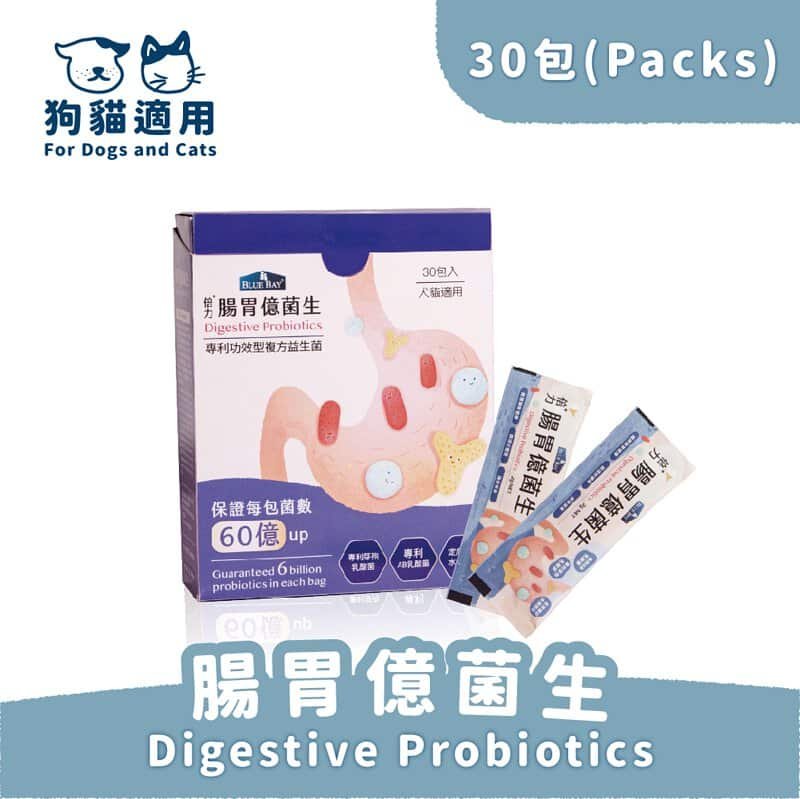 狗用產品 倍力 BLUEBAY 腸胃益菌生 一盒30包 寵物用品店推薦
