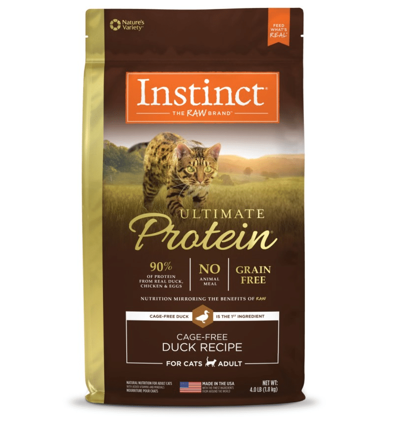 乾糧 Instinct 90% 高蛋白 – 成貓 (鴨) 寵物用品店推薦