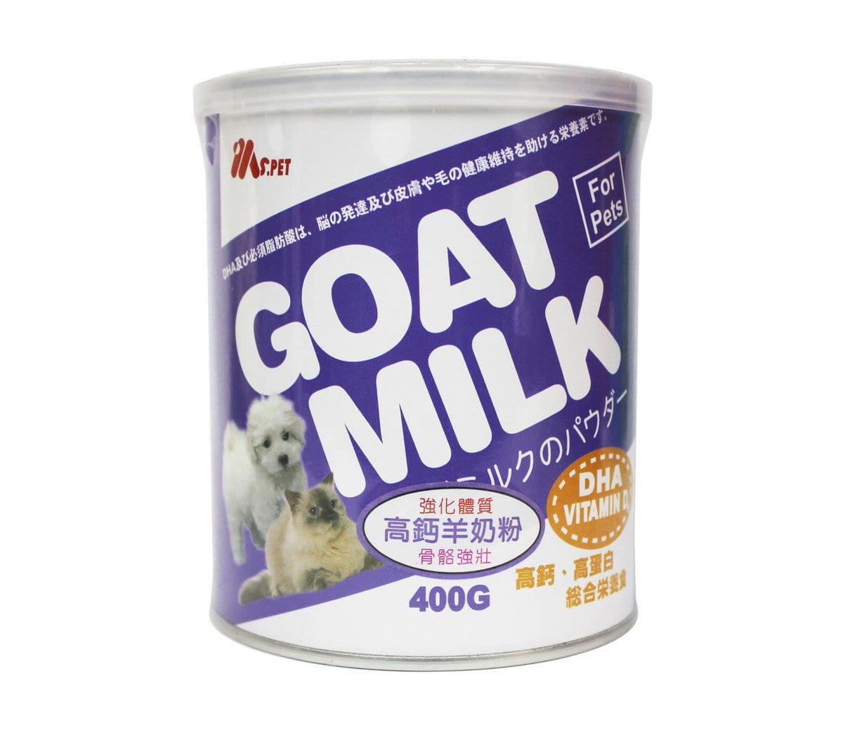 奶粉 Ms. Pet 高鈣羊奶粉 Goat Milk 400g 寵物用品店推薦